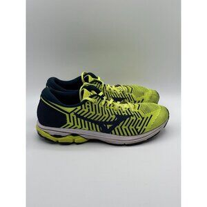 Mizuno Wave knit R2  neon Mens Running Shoes Size 10.5
